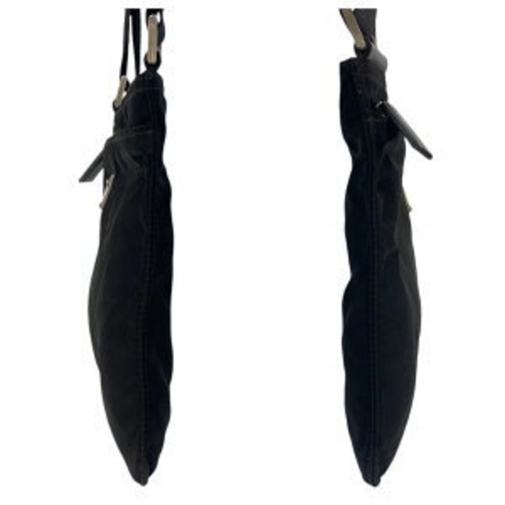 Prada Black Nylon Pouch Triangular Bag Tessuto Sh… - image 5
